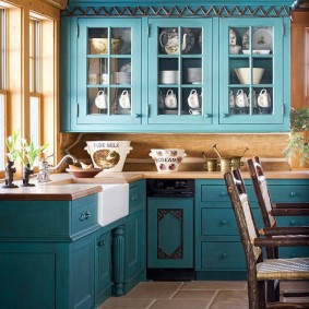 Perabot dapur bergaya Provence