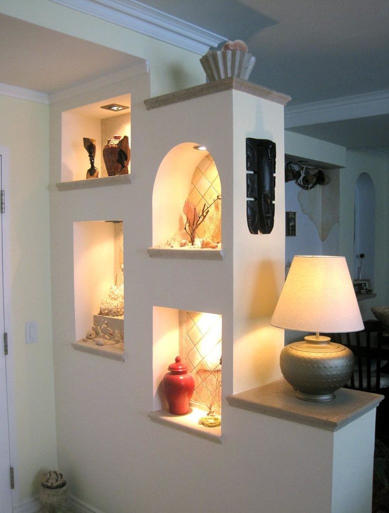 Zonarea unei camere cu o despărțire de gips-carton