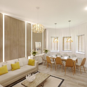 chambre de 16 m² dans un décor de studio