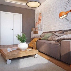 chambre 16 m² dans un studio
