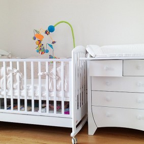 commode pour la conception d'idées de chambre d'enfants