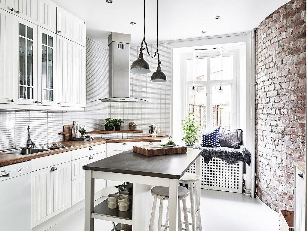 cuisine 9 m² style scandinave