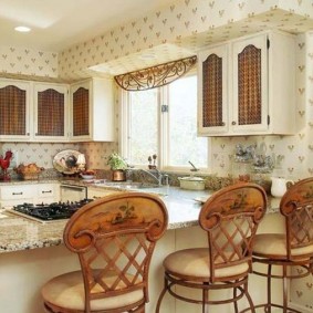 papier peint pour une petite idées de décoration de cuisine