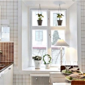 papier peint pour une petite décoration photo de cuisine