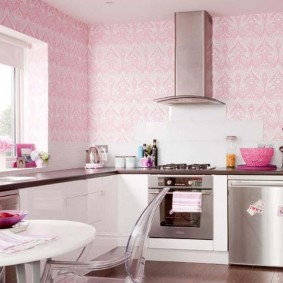 papier peint pour une petite cuisine options