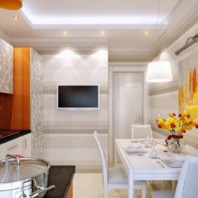 papiers peints pour une petite cuisine