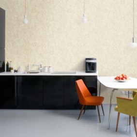 papiers peints pour une petite cuisine