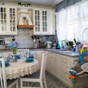 papier peint pour un petit design de cuisine