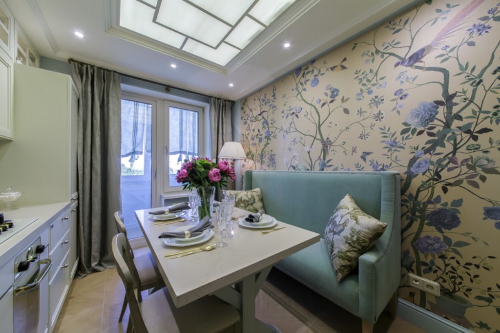 fond d'écran pour une petite conception de photo de cuisine