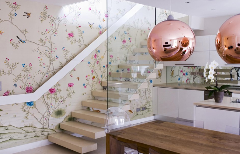 papier peint léger pour la cuisine