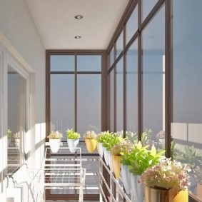 ระเบียงกระจกและ loggias ในความคิดของอพาร์ทเมนท์