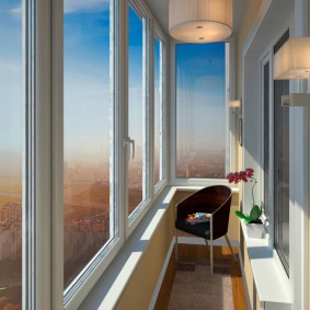 ระเบียงกระจกและความคิดรูปถ่าย loggias