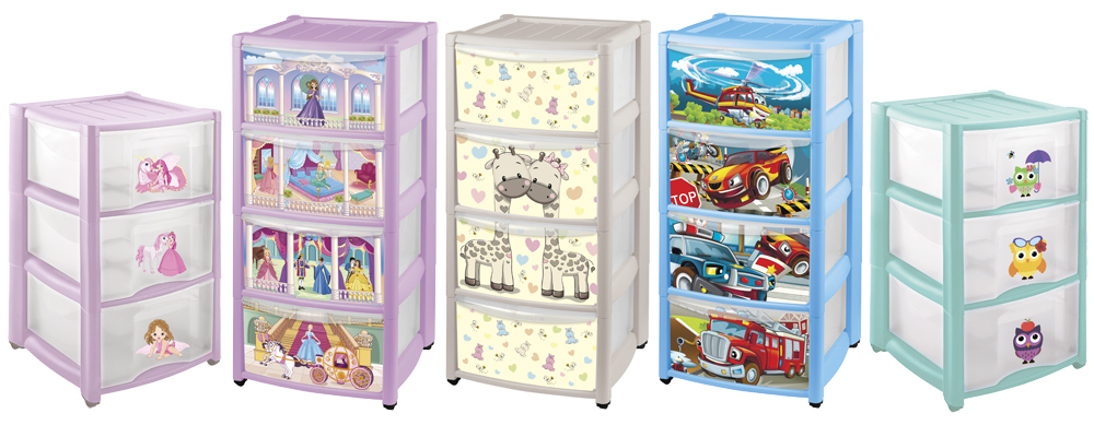 commodes en plastique