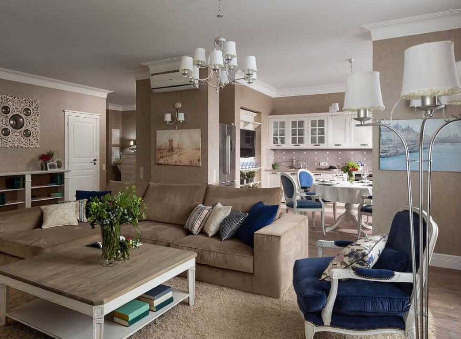 Intérieur de studio de style Provence