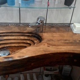 couler sur la baignoire design photo