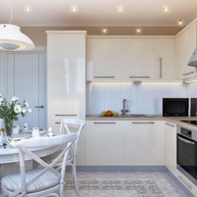 rénovation de cuisine d'une superficie de 9 m² options idées