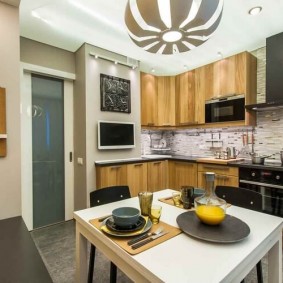 rénovation de cuisine d'une superficie de 9 m² types d'idées