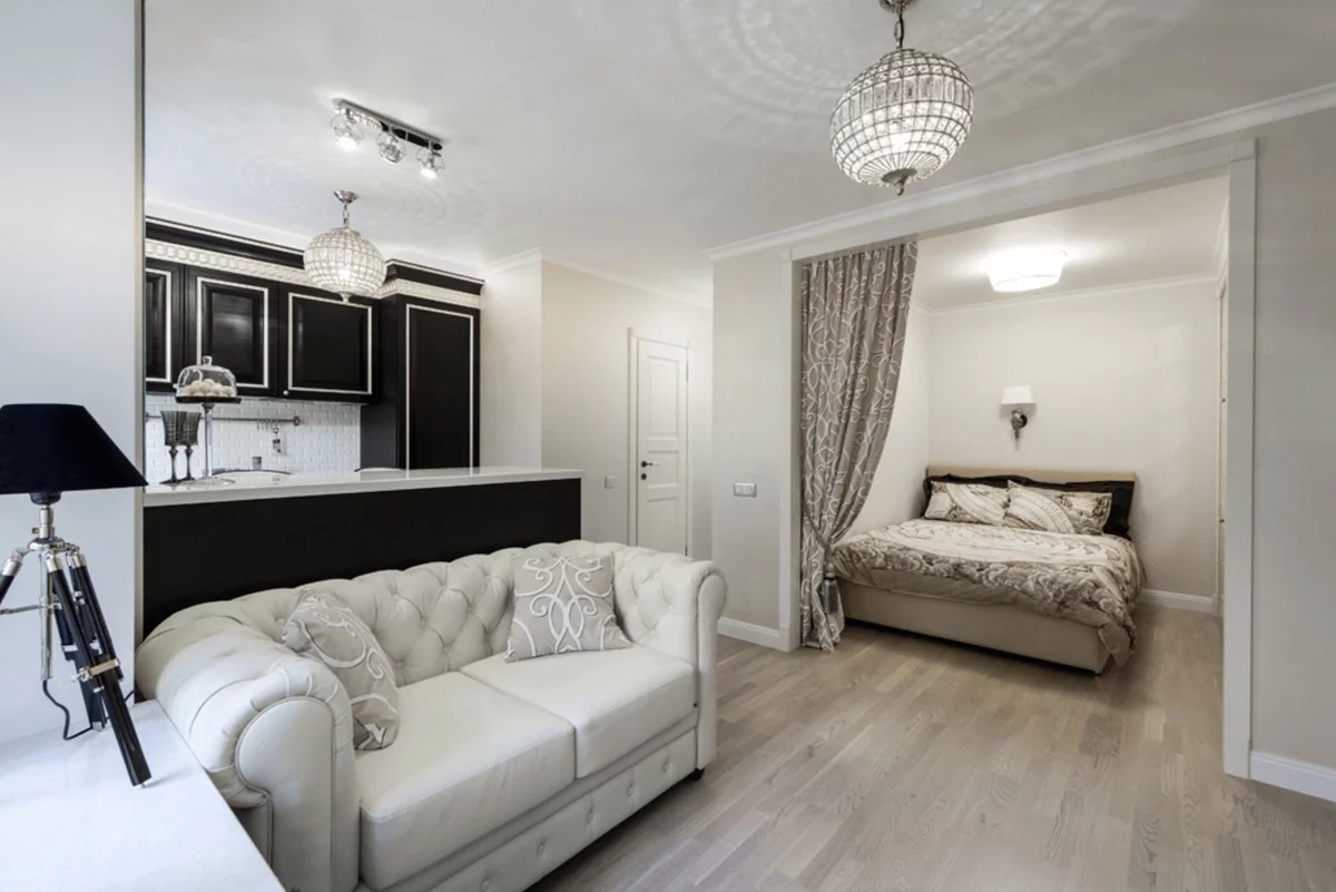 salon chambre 16 m² studio