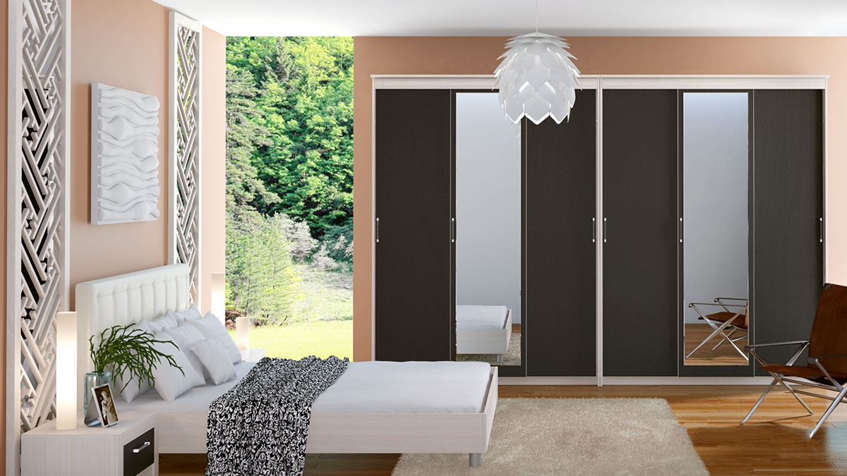 armoire modulaire dans la chambre